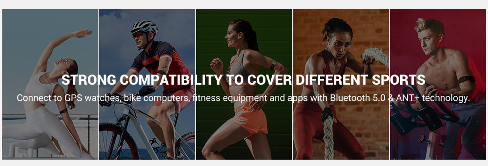 COOSPO HW9 Armband Heart Rate Monitor with HR Zones