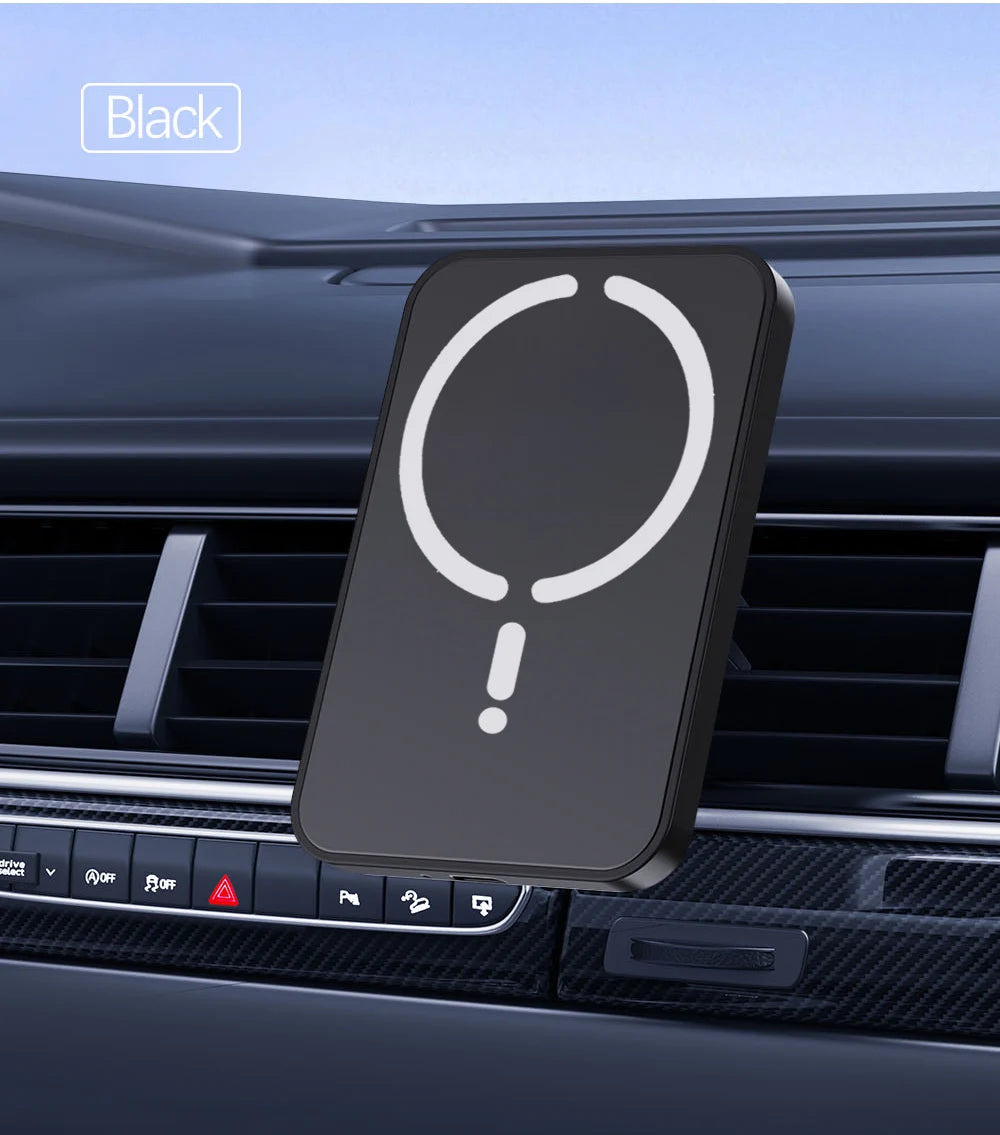 Magnetic Car Wireless Charger 15W For iPhone 12 13 14 15 & 16 Pro Max