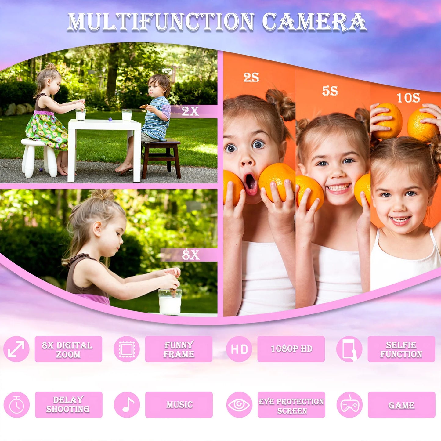 Kids Mini Digital Camera HD1080