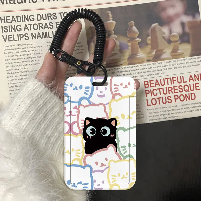 ''Catty'' Photocard Holder With Lanyard