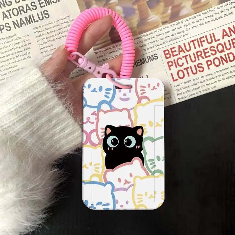 ''Catty'' Photocard Holder With Lanyard