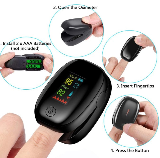 LED Fingertip Oximeter