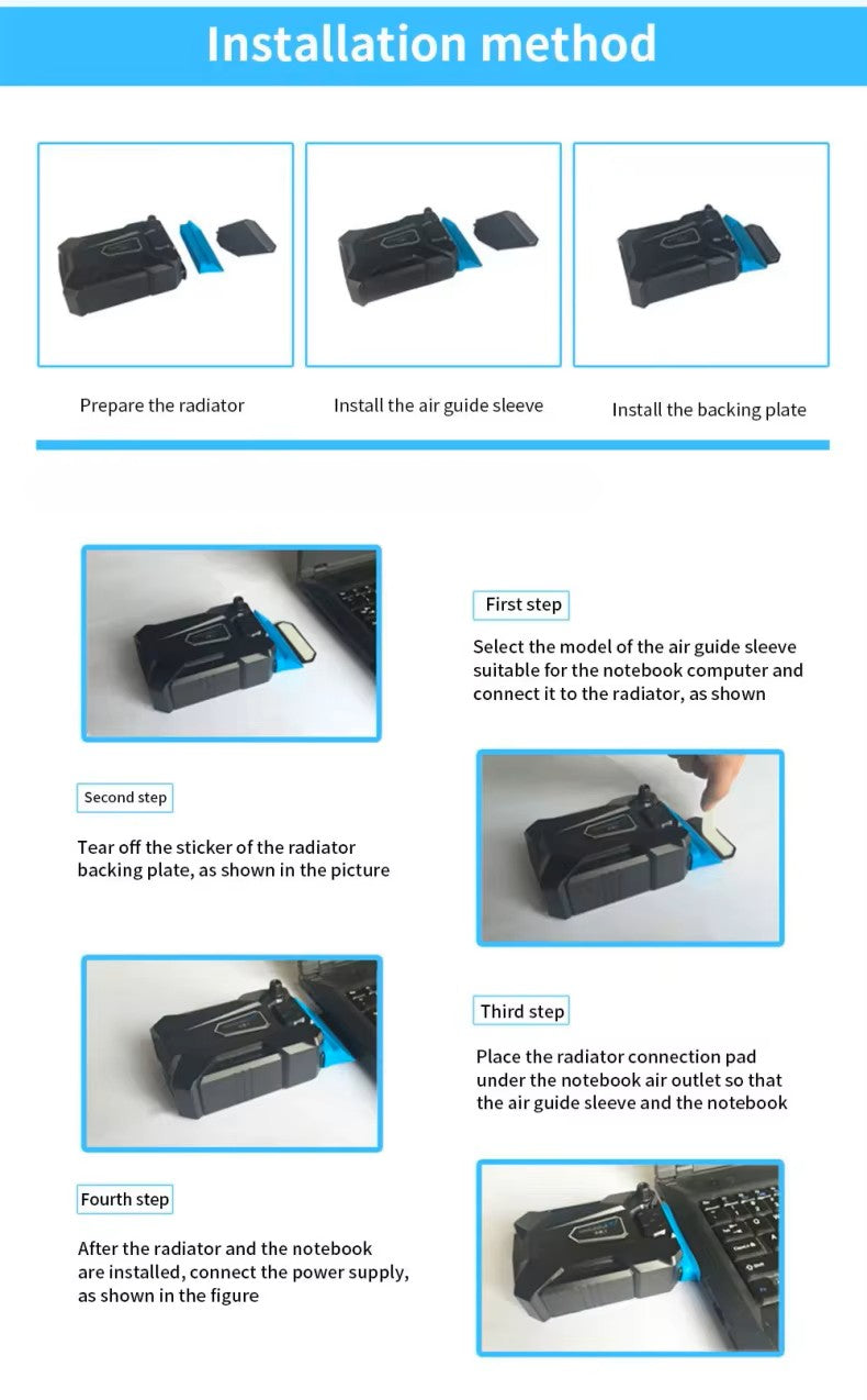 Portable Laptop Vacuum Cooler - USB