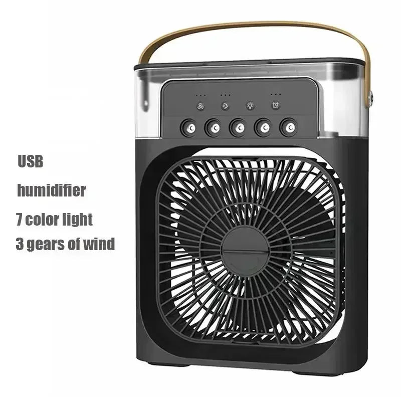 Portable Air Cooler - Humidifier with LED Lights