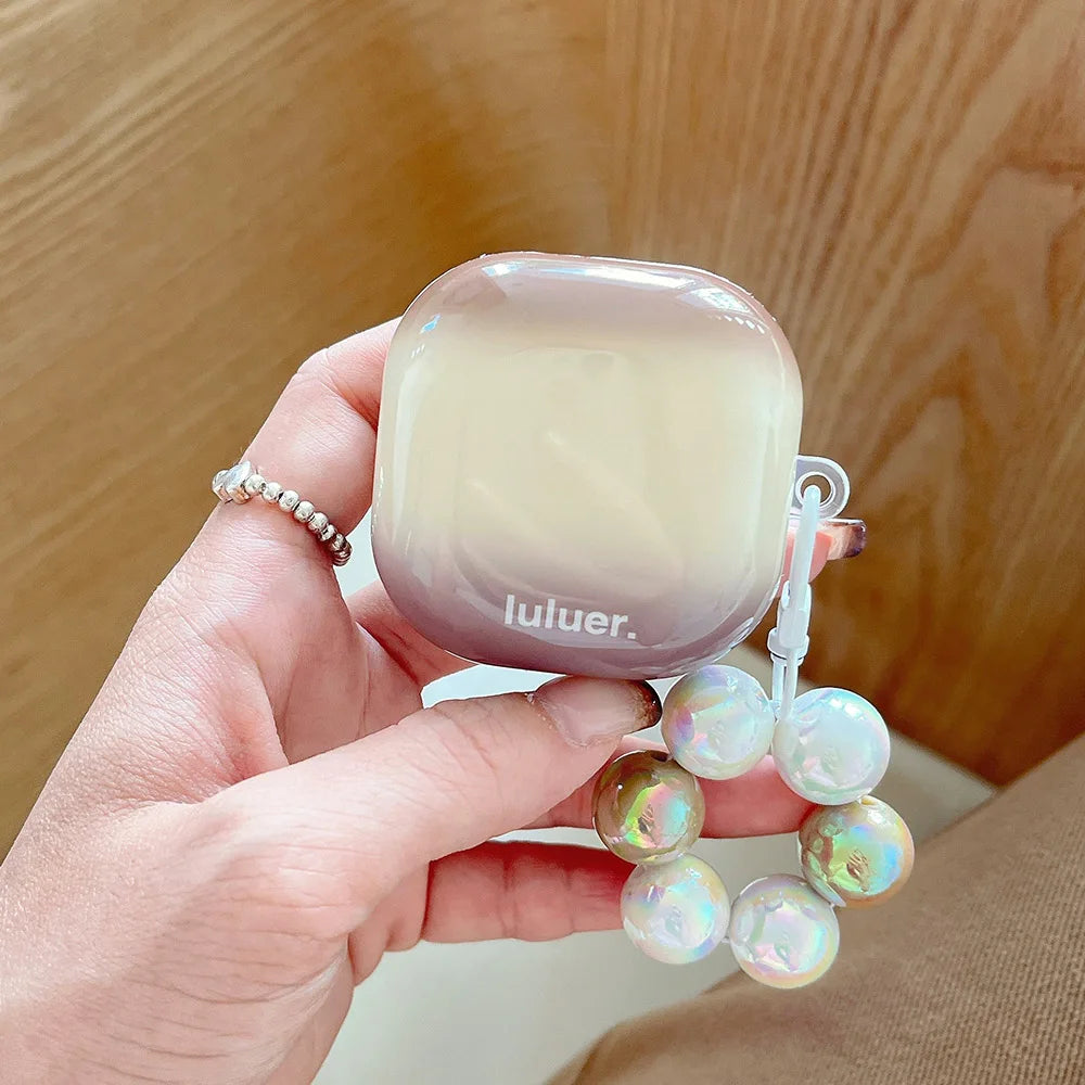 ''Marble and Beads'' Protection Case For Galaxy Buds