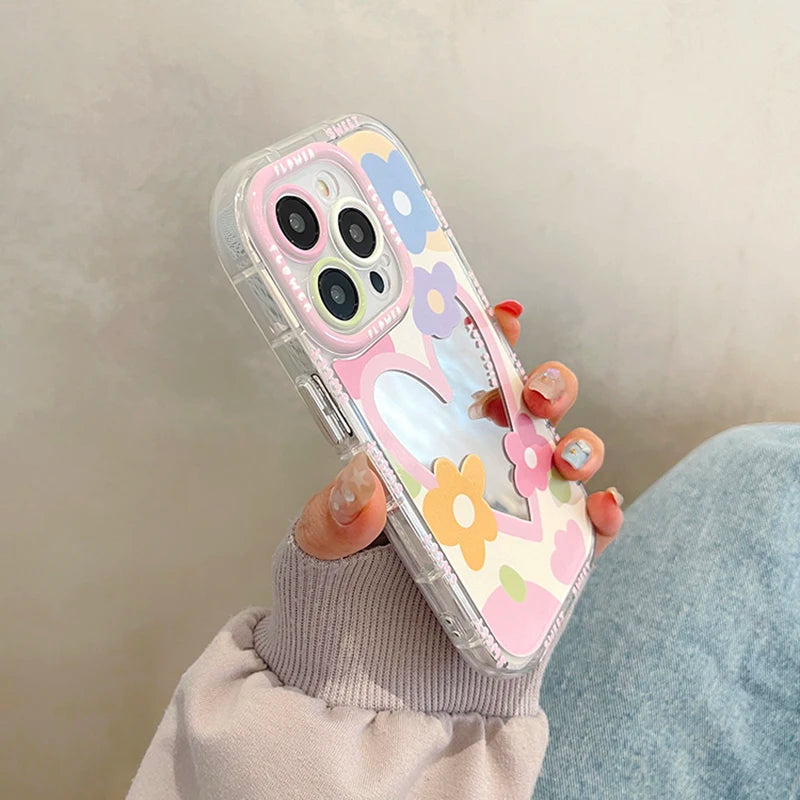 ''Sweet Love'' Mirror Phone Case For iPhone