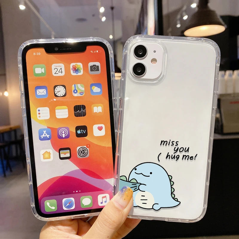 ''Cute Dinosaurs'' COUPLE Phone Cases For iPhone