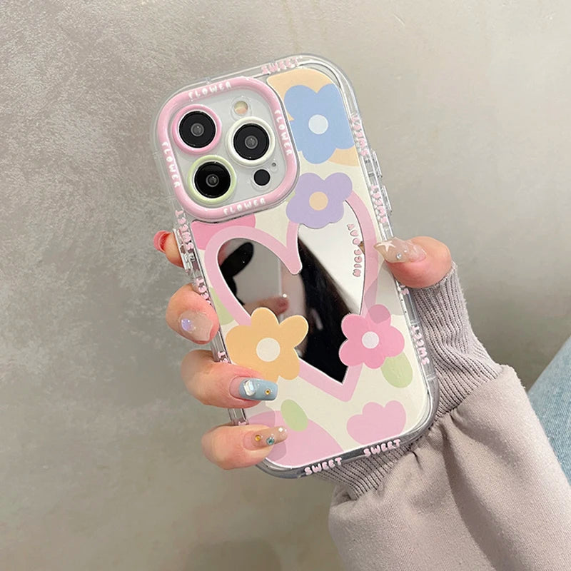 ''Sweet Love'' Mirror Phone Case For iPhone