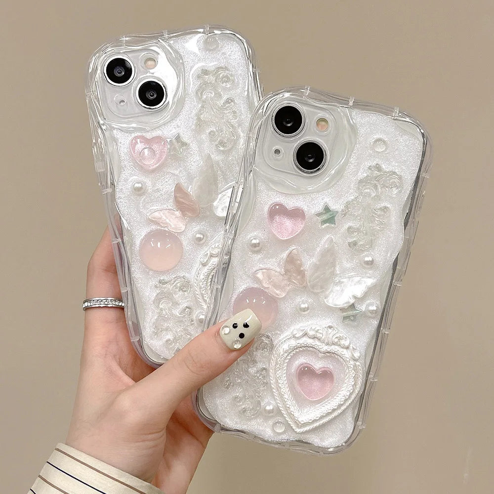 ''3D K-Hearts'' Phone Case For iPhone