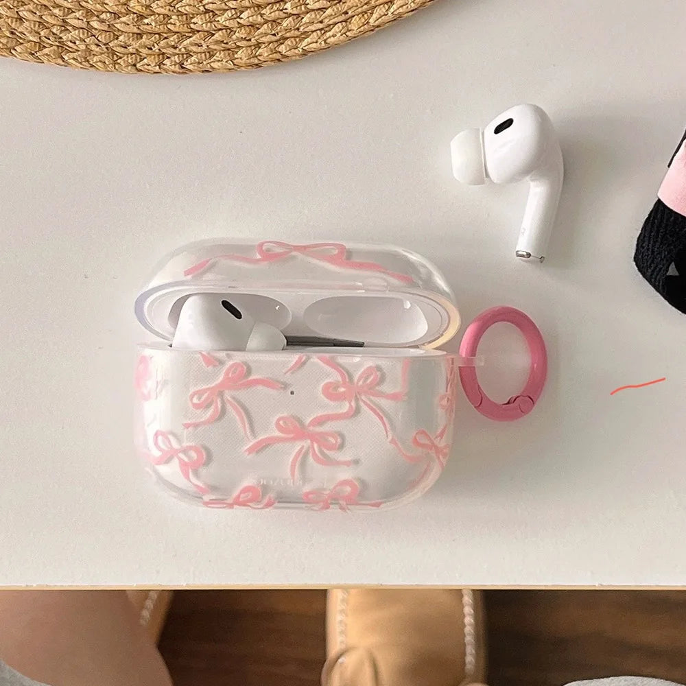 Romantic Air-Pod Case With Keychain