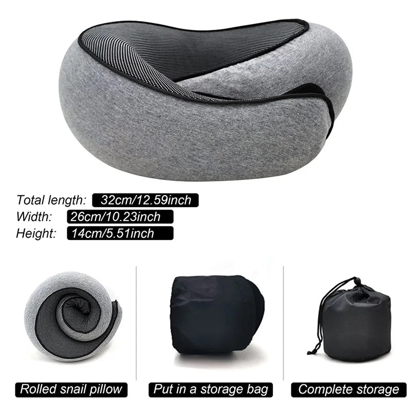 Portable Neck Pillow With Memory Foam