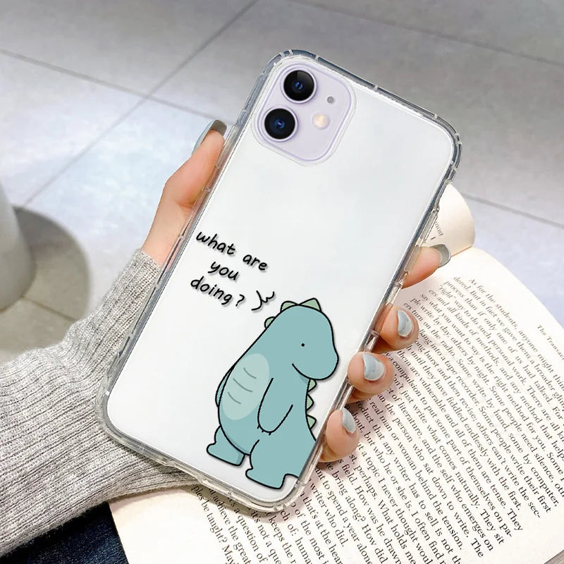 ''Cute Dinosaurs'' COUPLE Phone Cases For iPhone