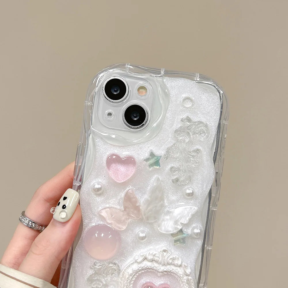 ''3D K-Hearts'' Phone Case For iPhone