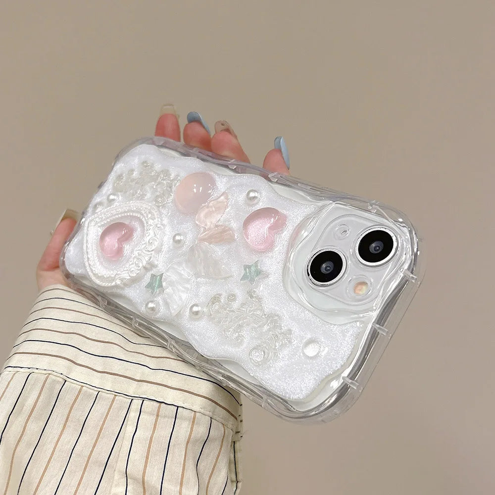 ''3D K-Hearts'' Phone Case For iPhone