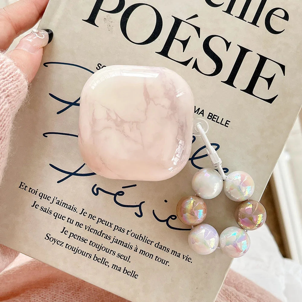 ''Marble and Beads'' Protection Case For Galaxy Buds
