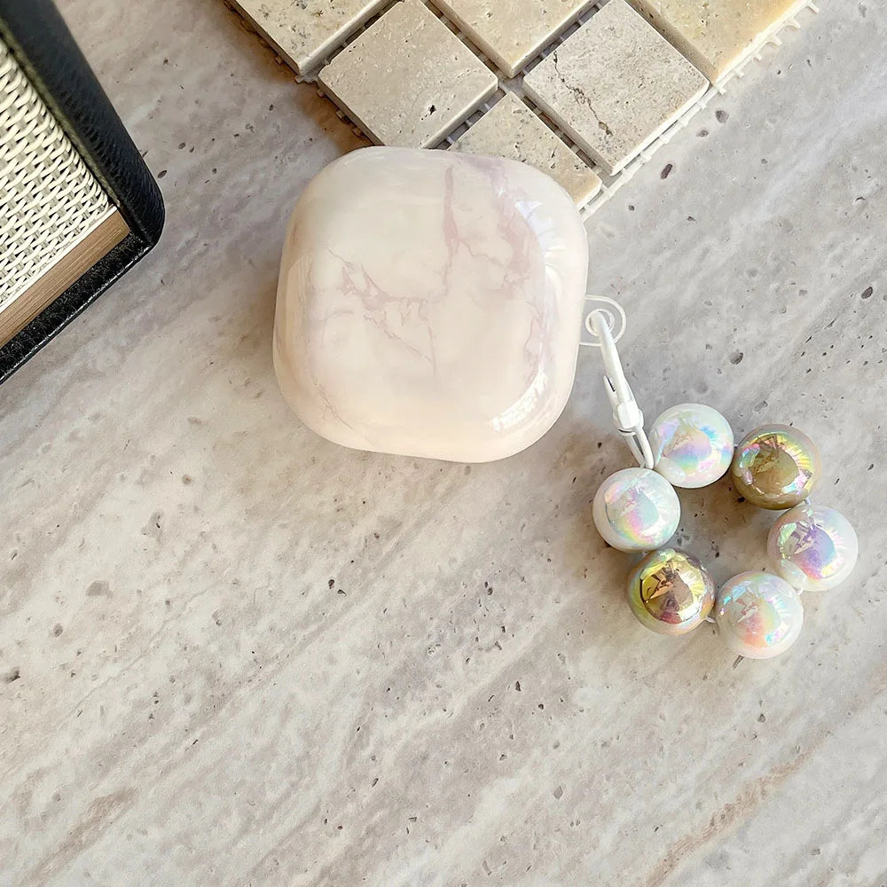 ''Marble and Beads'' Protection Case For Galaxy Buds