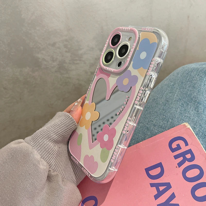 ''Sweet Love'' Mirror Phone Case For iPhone