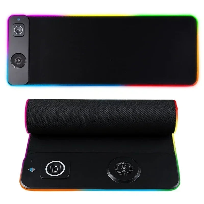 Magnetic Wireless Charging RGB Luminous Mouse Pad