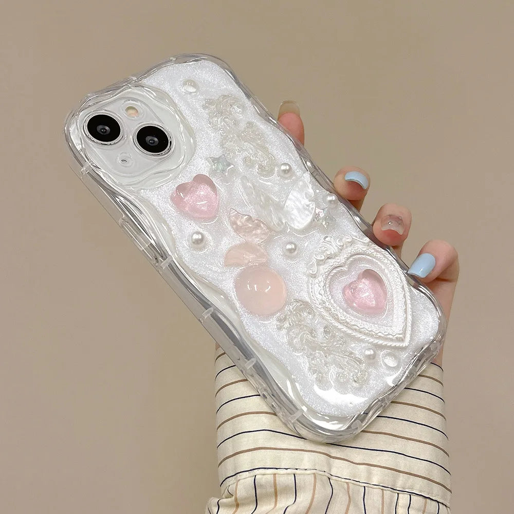 ''3D K-Hearts'' Phone Case For iPhone