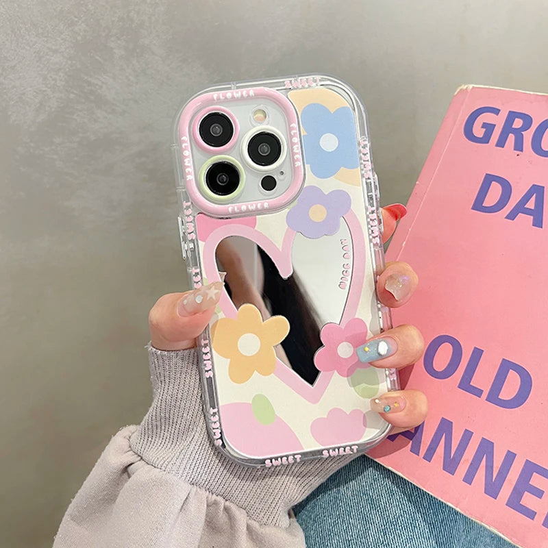 ''Sweet Love'' Mirror Phone Case For iPhone