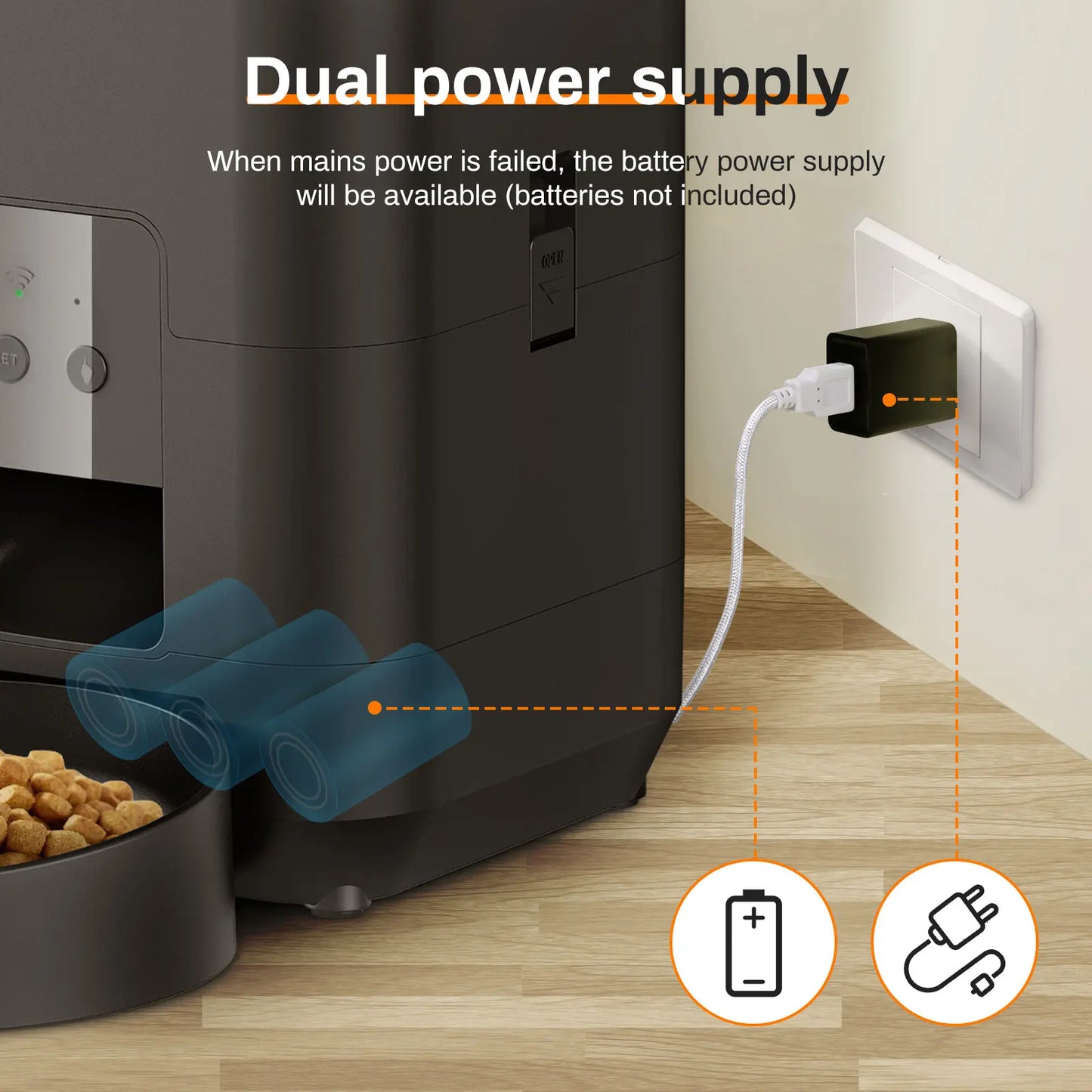 Wi-Fi Automatic Pet Feeder 2L