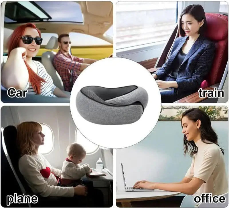 Portable Neck Pillow With Memory Foam