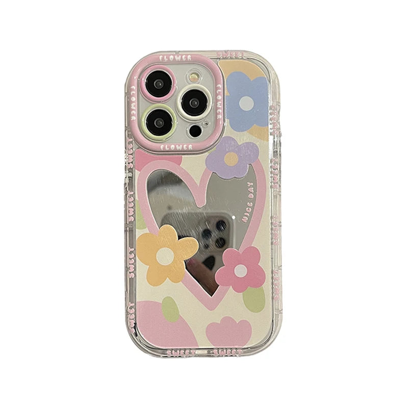 ''Sweet Love'' Mirror Phone Case For iPhone